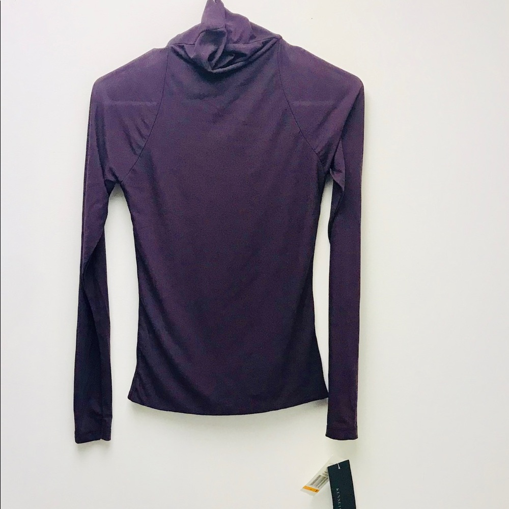 NWT Kenneth Cole Plum Colored Blouse.